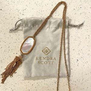 Kendra Scott Rose Gold Tassel Pendant Necklace, perfect condition